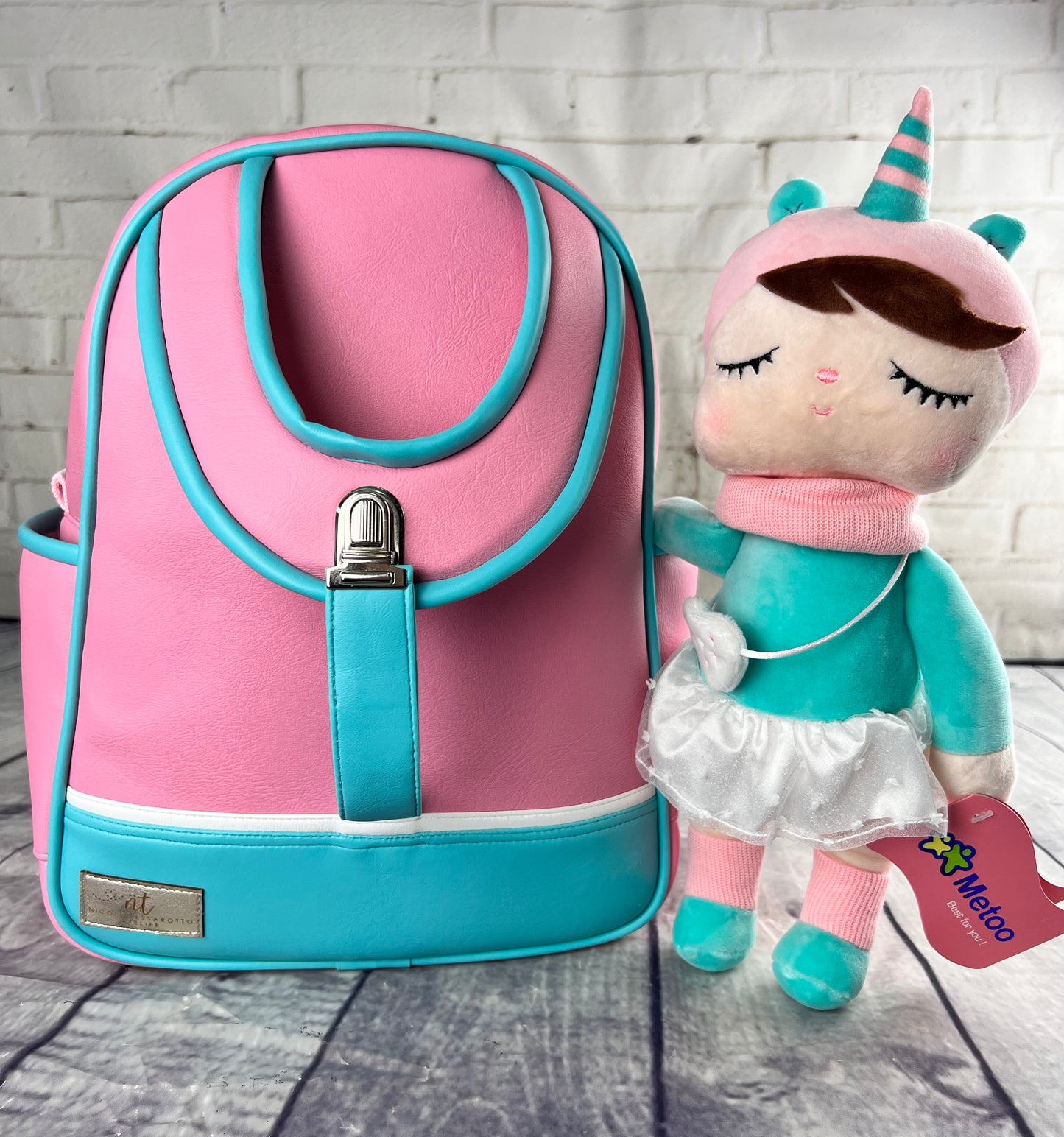 Teal Unicorn Backpack